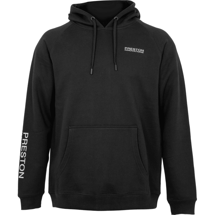 Preston Black French Terry Hoodie L – Bild 2, hoodie, pullover, schwarz, fronttasche, langarm