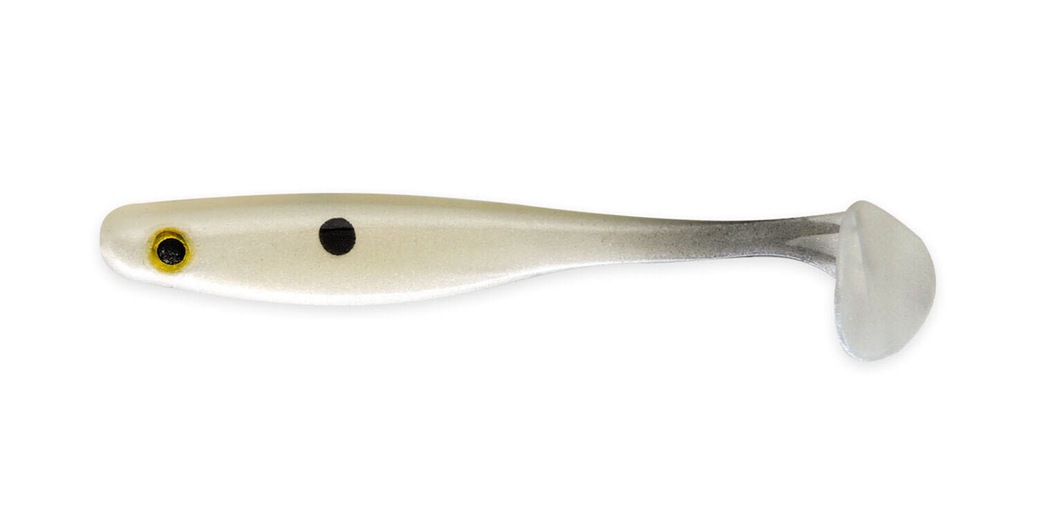 SX Big Bite Baits Suicide Shad 13 cm (5") Pearl 4 buc Besteck, Löffel