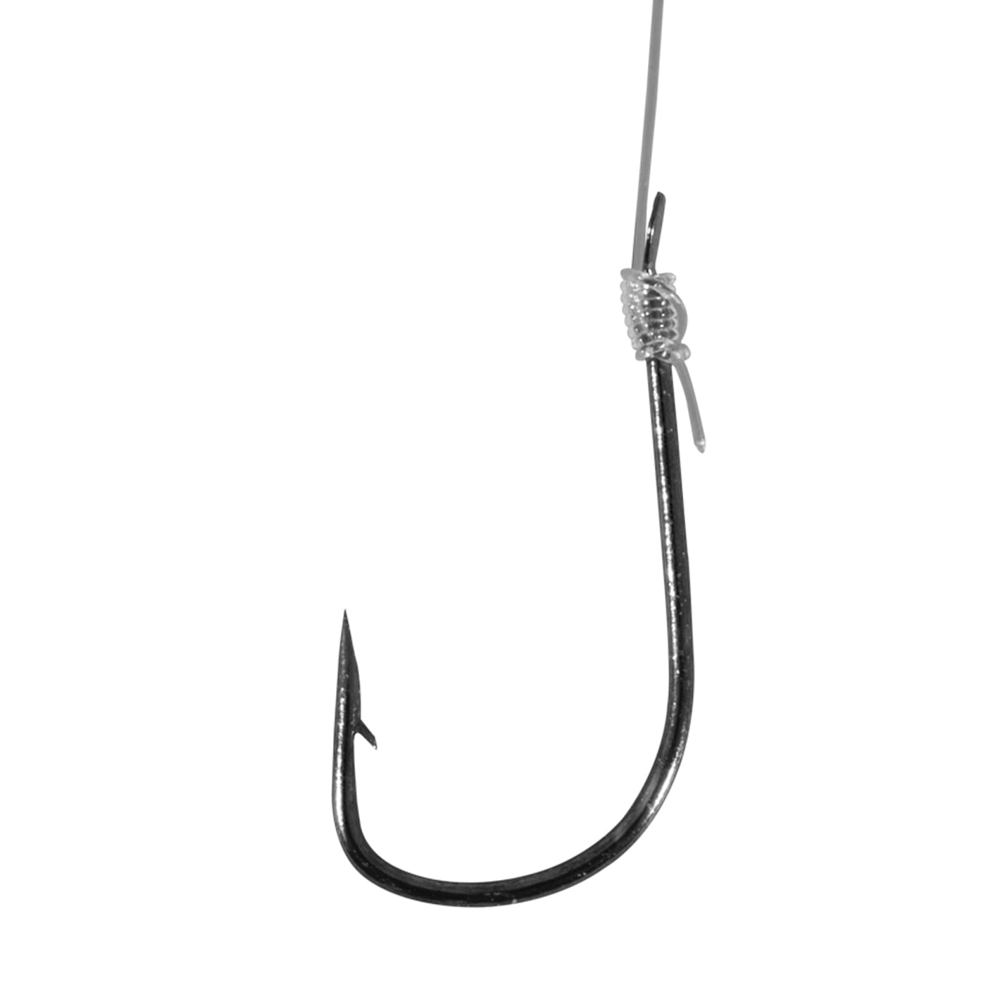 Shizen worm hooks red with barbs 90cm 10 pieces, 8 / 0.25mm
