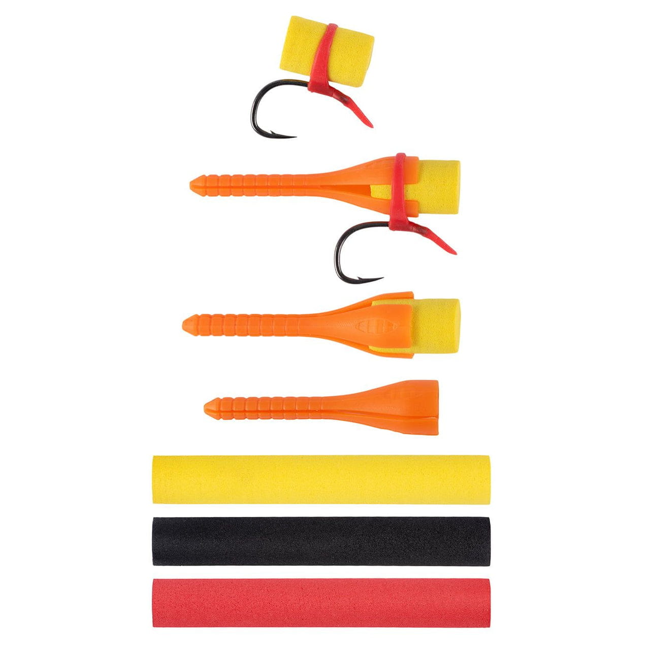 Angeln Köder, Weicher Köder, Haken, Schwämmchen Griff, bunte Farben