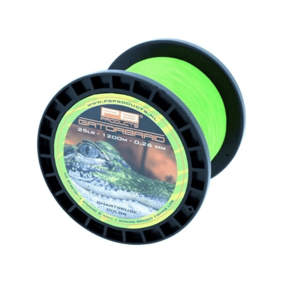 PB Products Gator Braid 0,26 mm 1200 m 11,3kg Chartreuse 