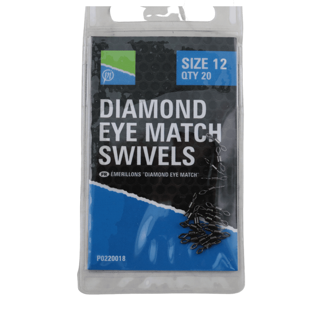 preston_swivels_size12 Girelle Preston Diamond Eye Match misura 12 20 pezzi
