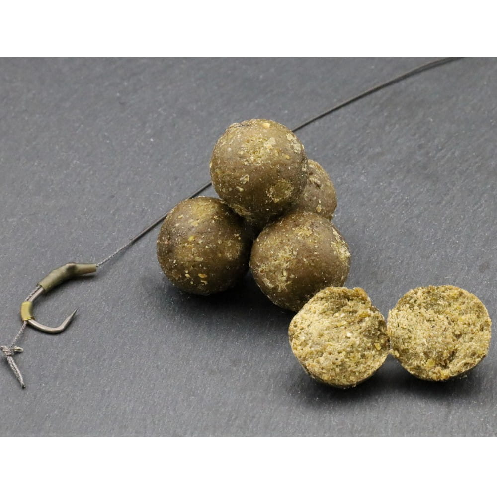 Best of 7 Boilies GLM Shell Brown 20 mm 1 kg