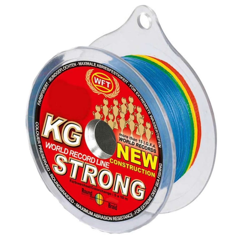 WFT KG Strong Exact Electra 700 PR 0.25 mm 39 kg 360 m Multicolor Eishockey-Puck, Eisbahn, Eislaufen, Sport, Festplatte