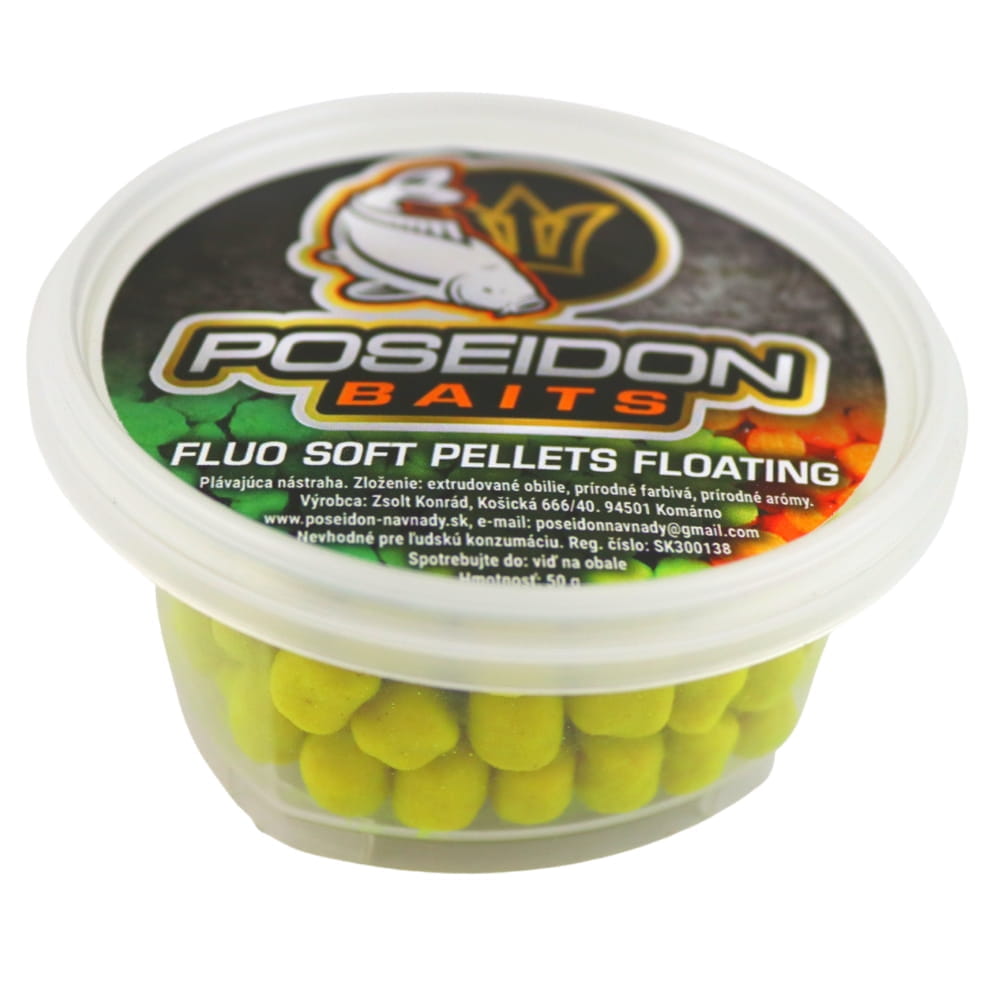 Poseidon Fluo Soft Pellets Floating 10 mm Honig