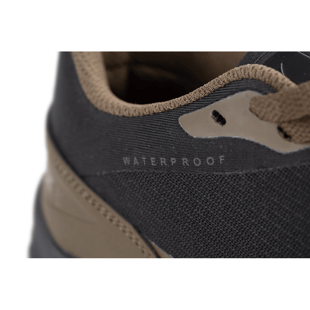 waterproof, Schuh, Athletisch, schwarz, tan