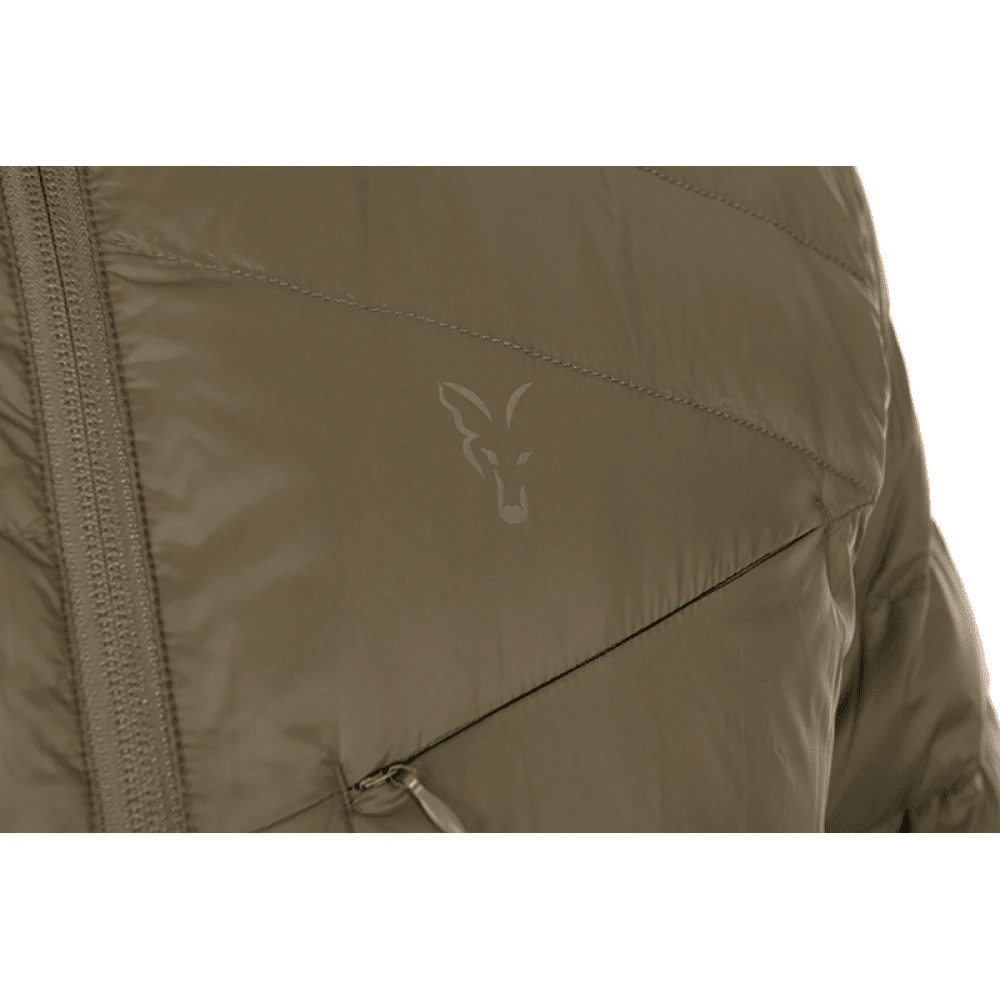 Daunenjacke, Reißverschluss, Kapuzenlos, Tarnfarbe, Steppjacke