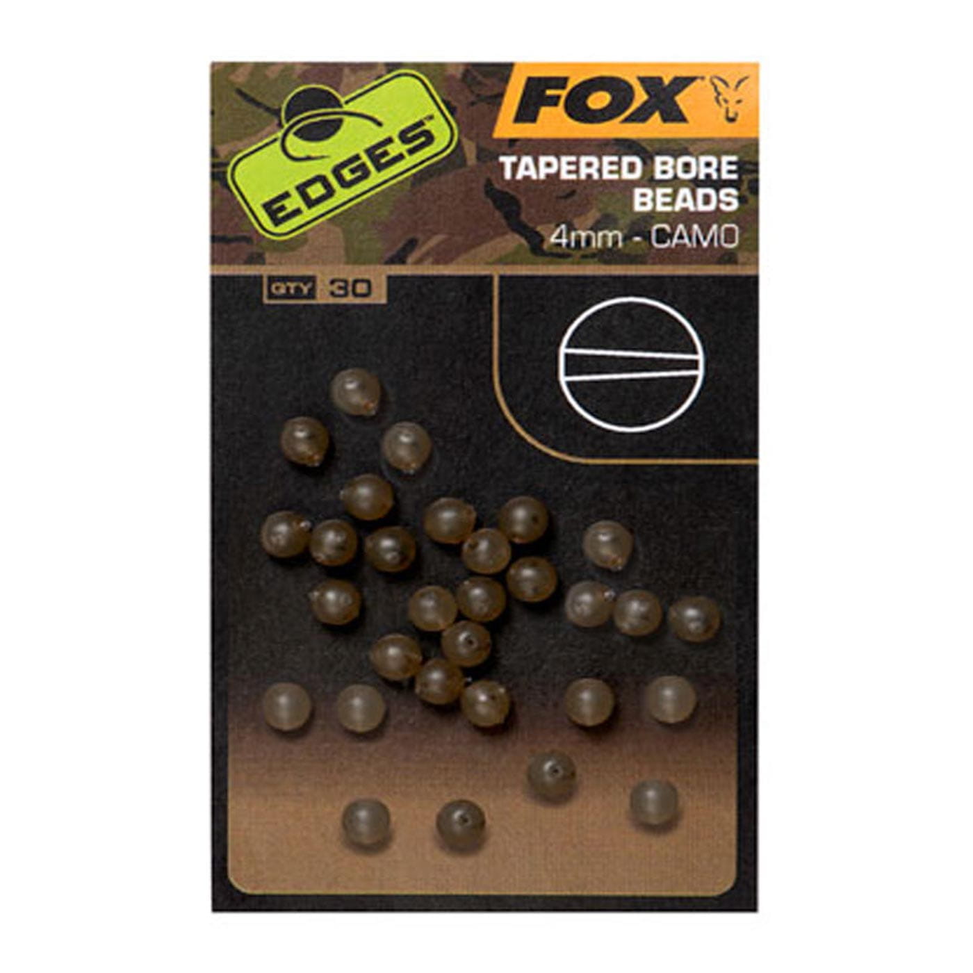 Edges Camo Tapered Bore Bead 4mm