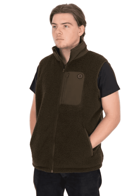 Fleece, Fleece-Jacke, Weste, Reißverschluss, Knopf tasche
