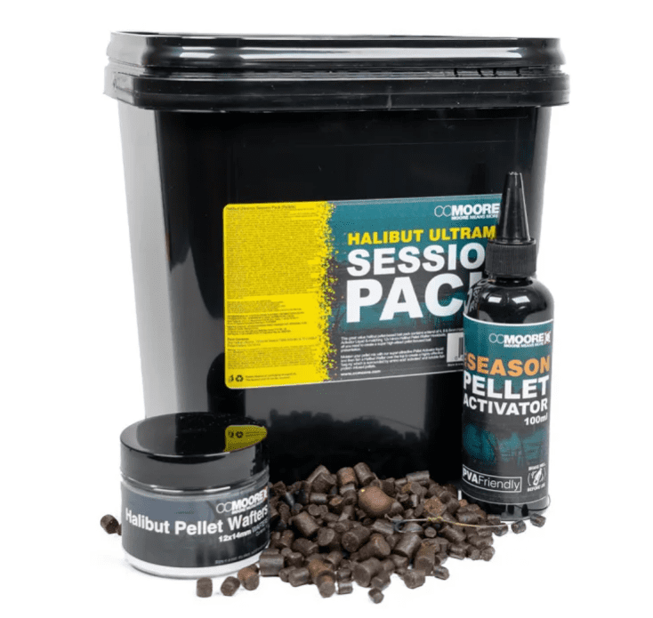 Karpfenfutter, Pellets, Halibut Pellet, Pelletaktivator, Fischfutter-Set