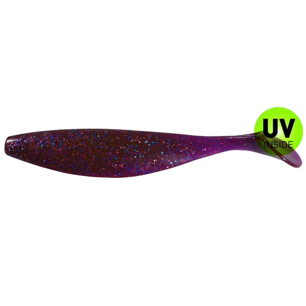 Relax Xtra-Soft 23 cm (9") Crawfish Violett Electric Blue Glitter 1 stuk Rauchrohr, Bürste, Gerät, Werkzeug