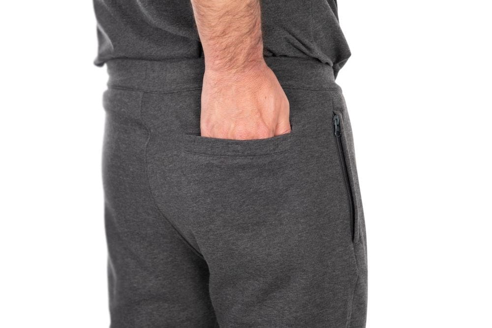 Hose, Jogginghose, Taschen, Sichtbar Reißverschluss, Graue Farbe