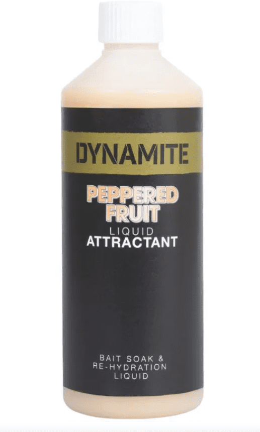 Dynamite, Peppered Fruit, Flüssiger Lockstoff, Ködersaft, Rehydrierungsflüssigkeit