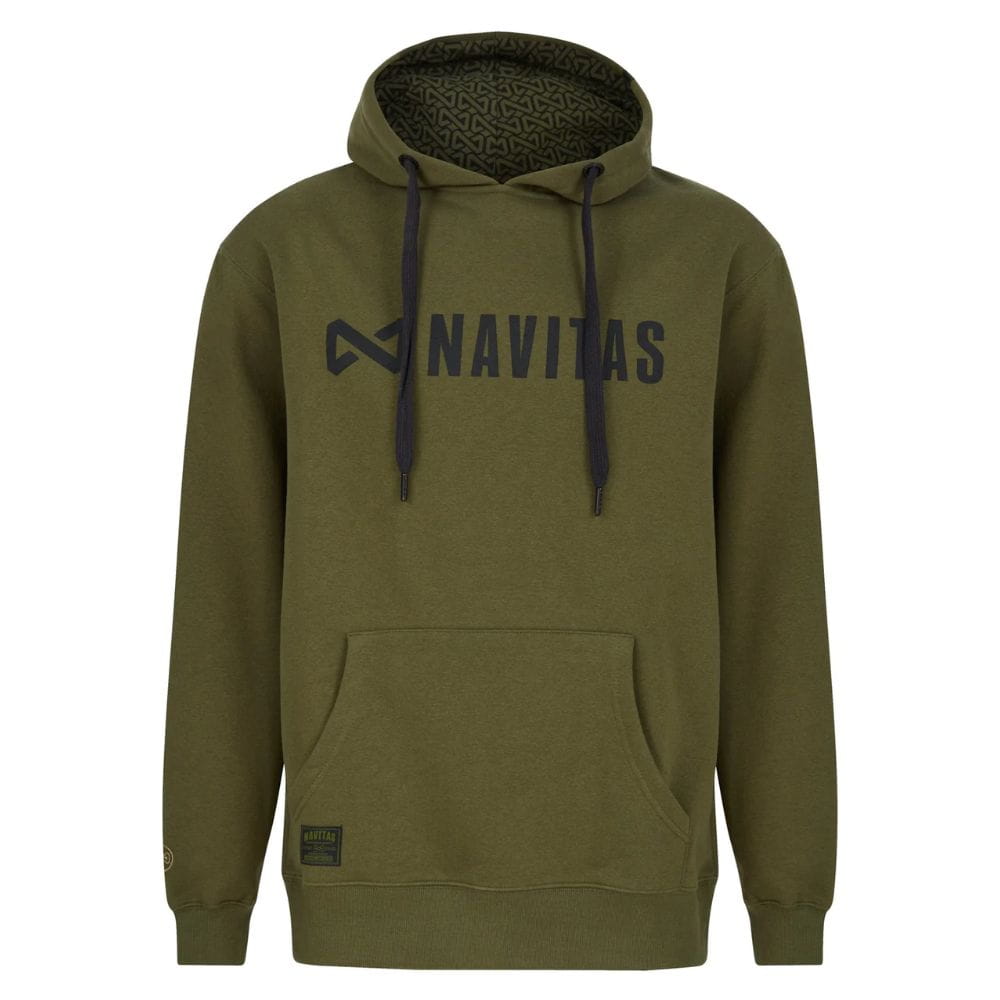 Navitas Core pulover s kapuco zelena M