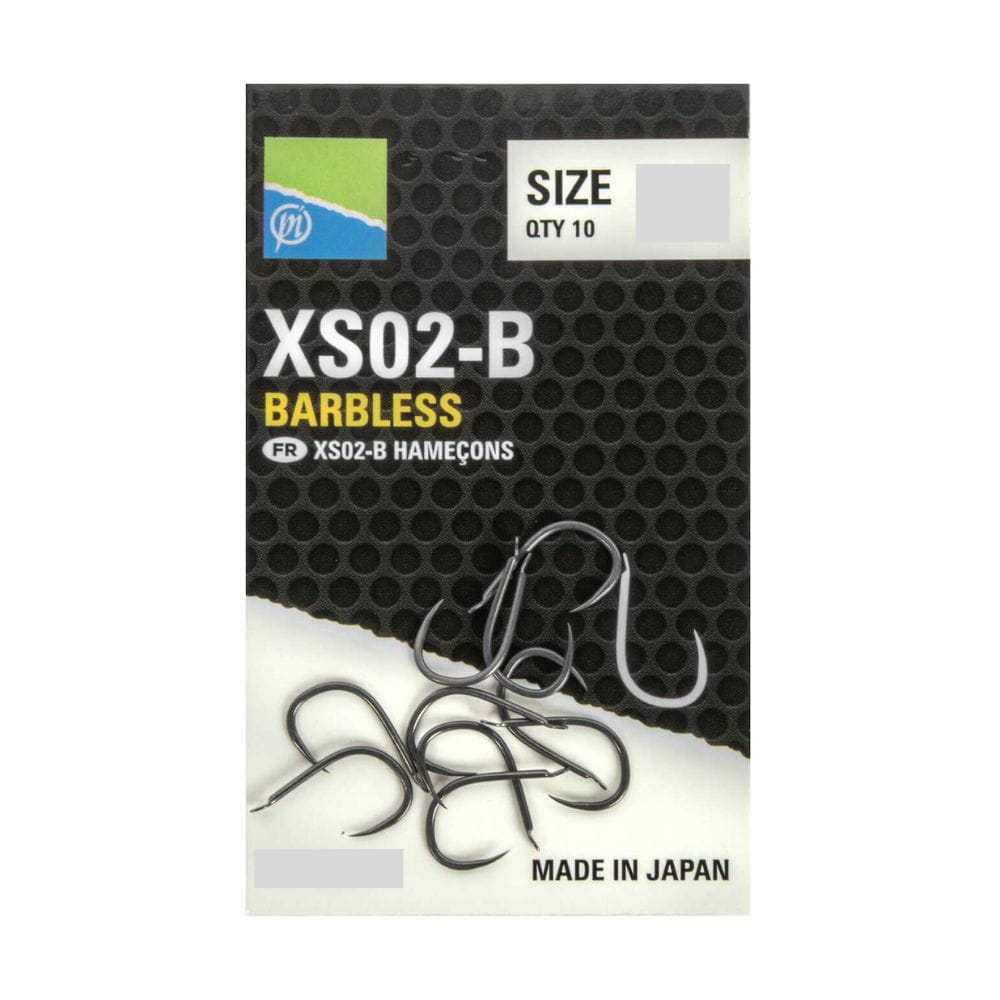 Preston XS02-B Size 8 Hooks