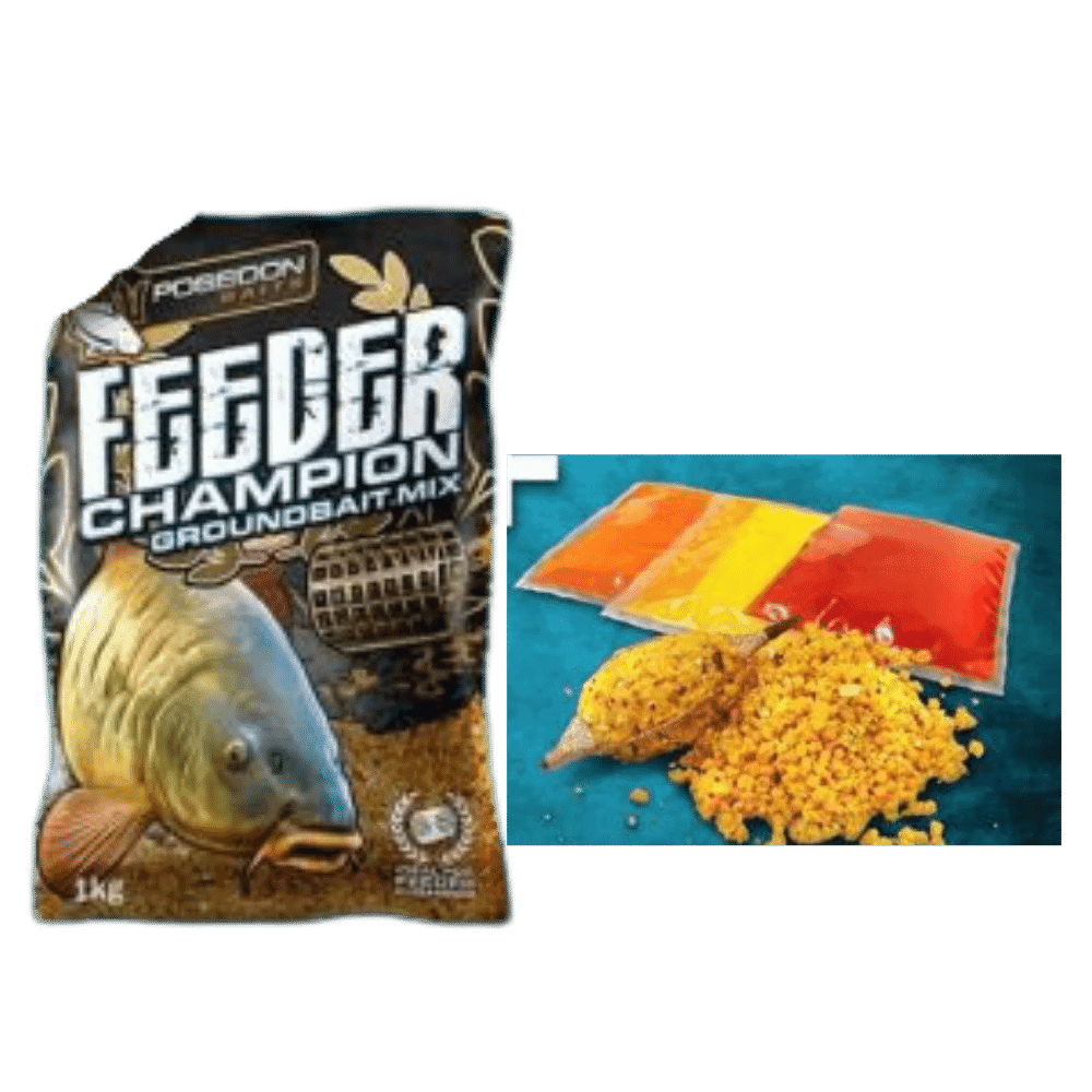 Poseidon Champion Feeder Pellet + Liquid Feeder Carp 1 kg