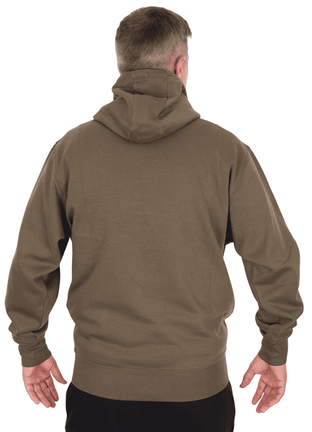 Fox Collection Pullover Hoody Green L – Bild 3, Hoodie, Kapuzenpullover, Unifarben, Baumwolle, Langarm