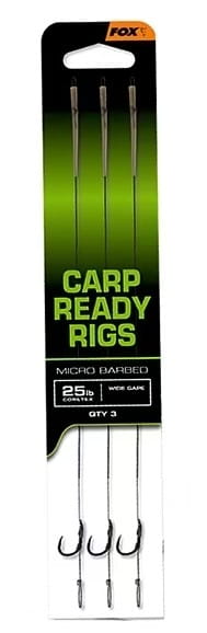 Fox Eos Ready Rigs Wide Gape Size 4 (25lb) 3 Stück Elektronik, Hardware