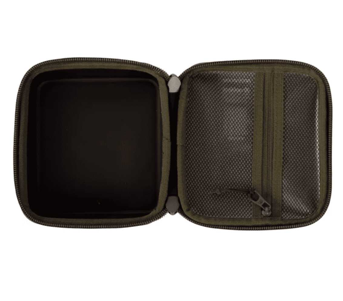 hardshell case, Reiseetui, Reißverschluss, grün, Mesh-Innenfach