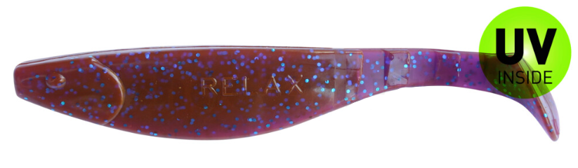 soft plastic lure, lipless crankbait, fishing lure, glitter pattern, UV inside