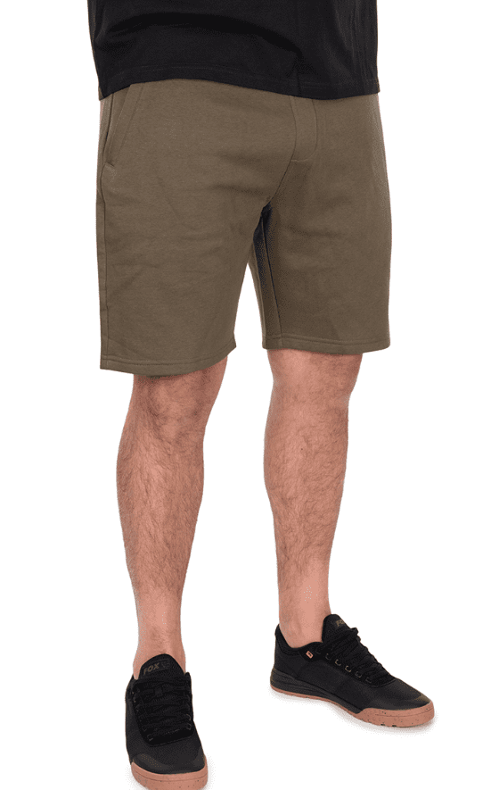 Fox Collection Jogger Shorts Green L – Bild 2, Hose, Shorts, Khaki, Farbton Khaki, Kniebereich frei