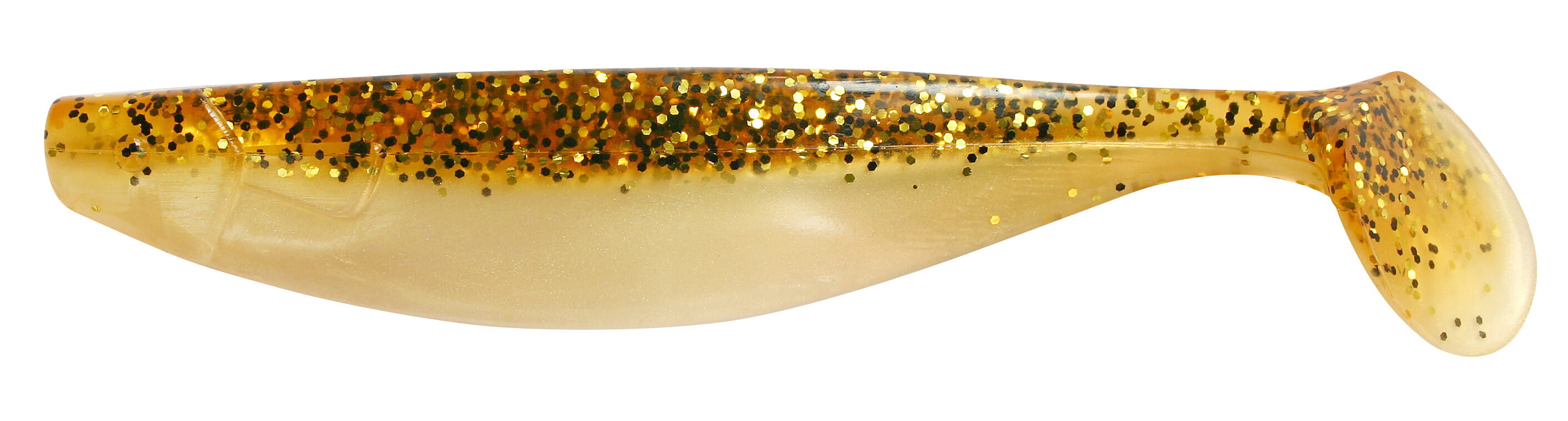 Relax Xtra Soft 16cm (6") Goldperl / Motoroil Glitter 5 Stück, Gummifisch, Angelköder, Glitzer, Köder, Twister
