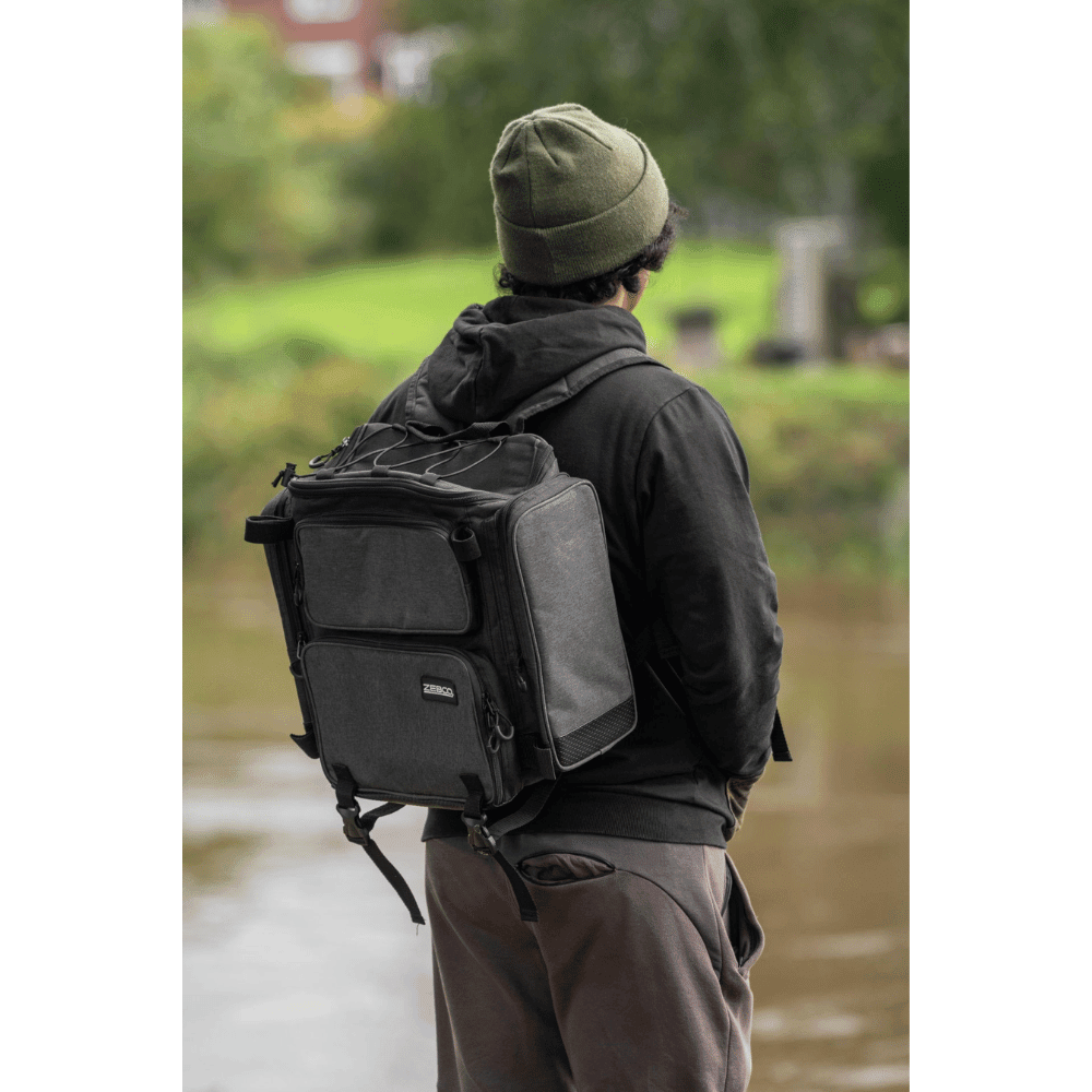 Rucksack, Outdoor, Schwarz, Mehrfachtasche, Schultergurte