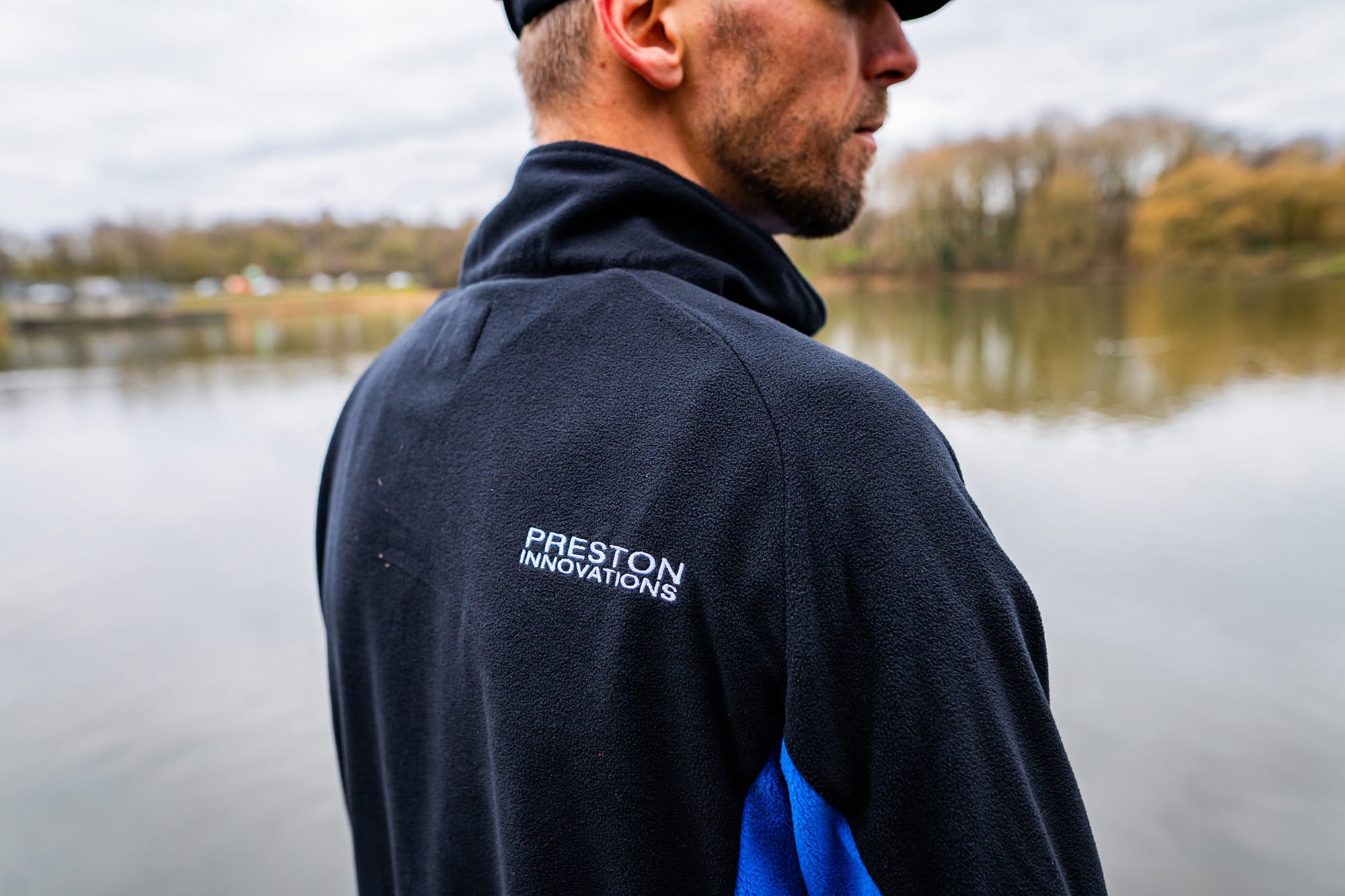 Fleece, Pullover, Navy, Novelties, Logo