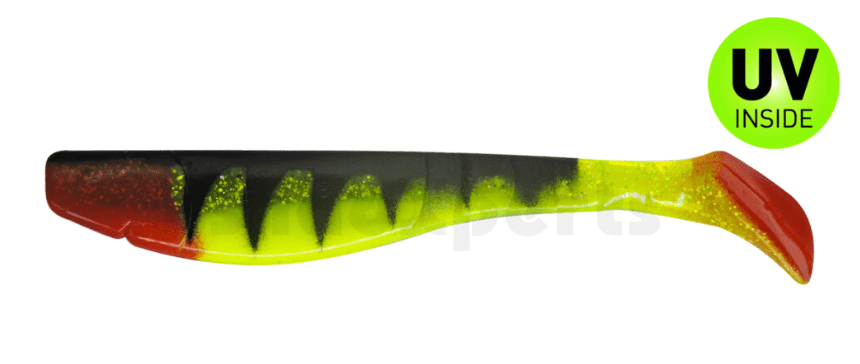 grunchartreuseglitterzanderfluogelb Relax Kopyto-Classic 20 cm (8") Verde Chartreuse Sclipici/Zander/Belly Galben Fluo