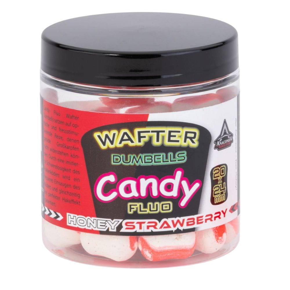 Anaconda Candy Fluo Wafter Dumbells jagoda/med 20-24 mm
