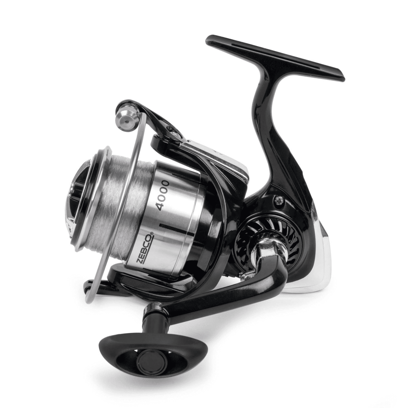 Angeln Reel, Spinnrad, Metallic, Schwarz, Größenangabe 4000