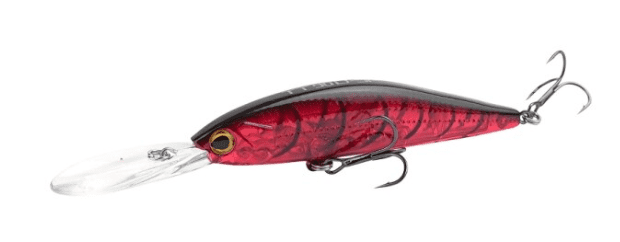 Shimano Yasei Trigger Twitch Deep Running Suspending 9cm 12g Red Crayfish Fischköder