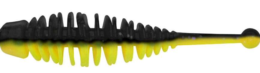 Berkley Powerbait Power Naiad 50mm Black Sunshine Yellow 10 pieces