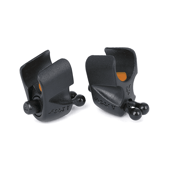 line-clips-x-2 Fox Black Label Adjustable Rod Clip