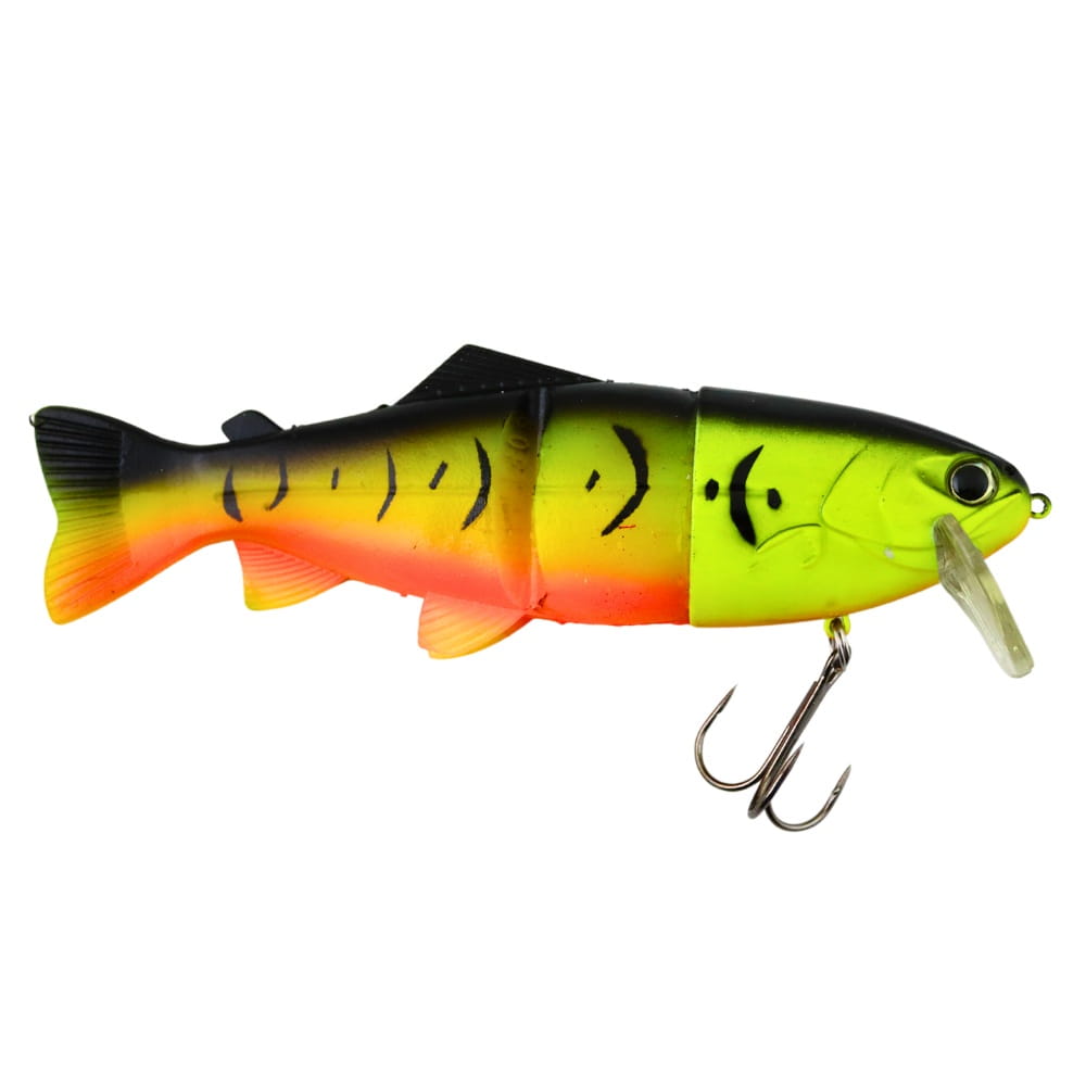 Castaic Real Bait 20 cm Fire Tiger drijvend Tier, Fische, Leben im Meer, Köder zum Angeln