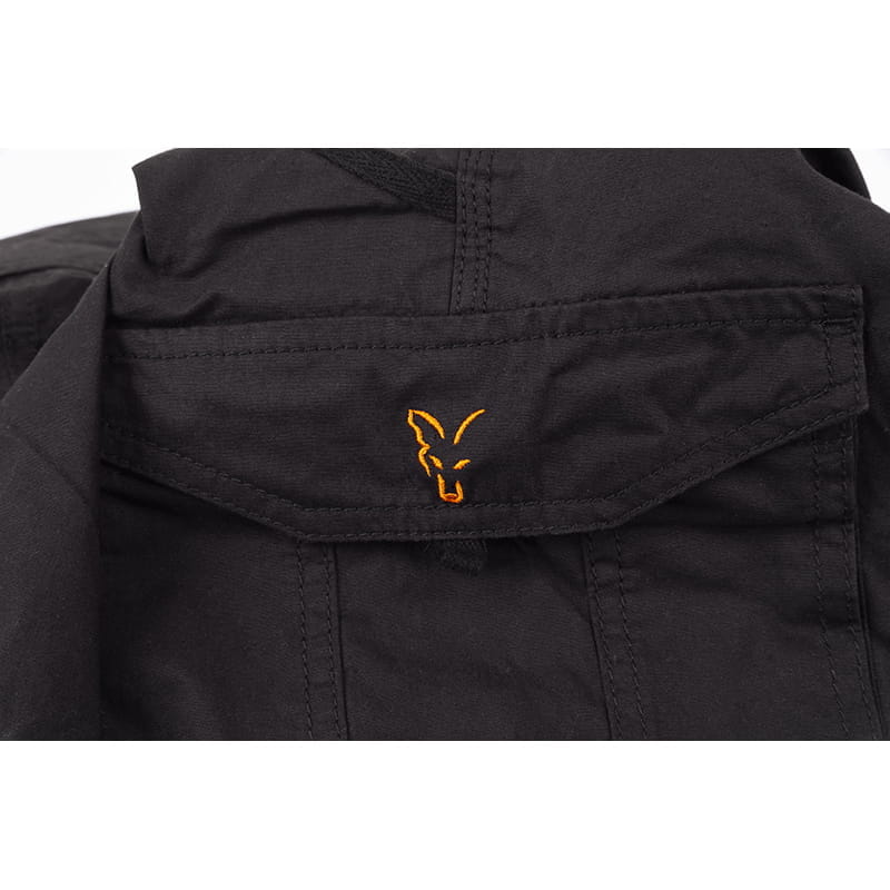 Fox Collection Black & Orange Combat Shorts | S | CCL139_VATER