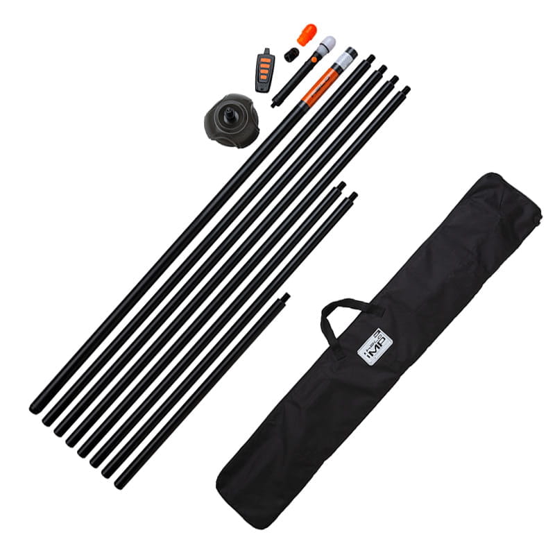 halo-imp-pole-kit-lieferumfang IMP1 Pole Kit Leuchtkopf Lieferumfang