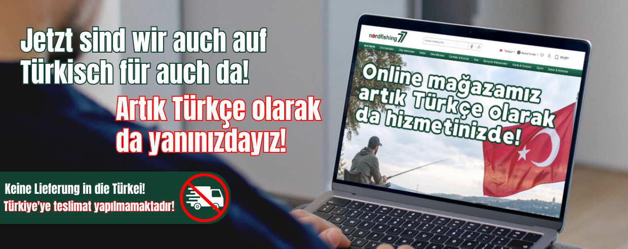 Werbebanner, Laptop, Online-Shop, türkische Flagge, Angeln