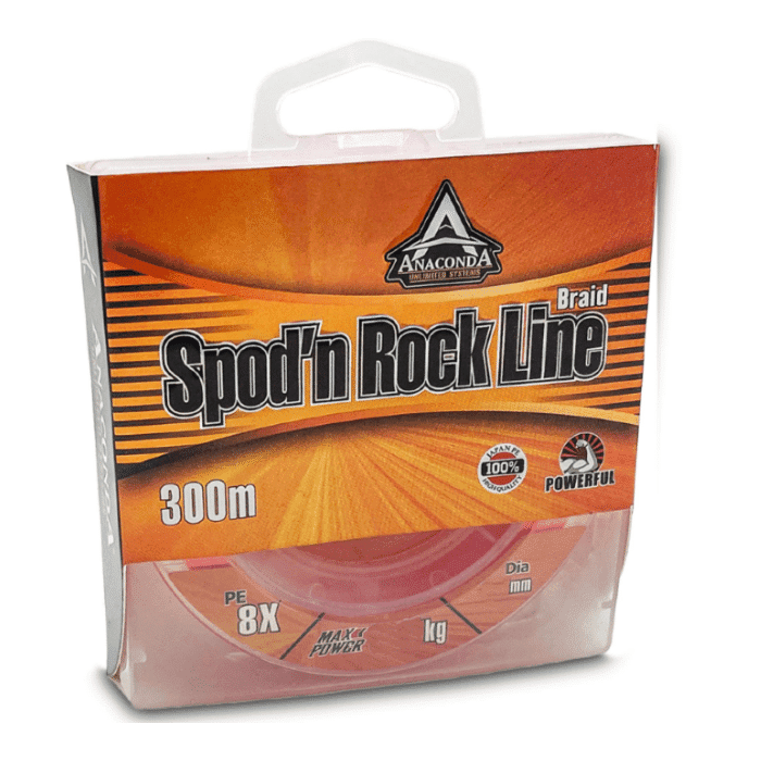 2420163_spod-n_rock_line_orangeammMmvyN3bg2m Anaconda Spod’n Rock Line 300 Meter 0,18 mm 10,45 kg red
