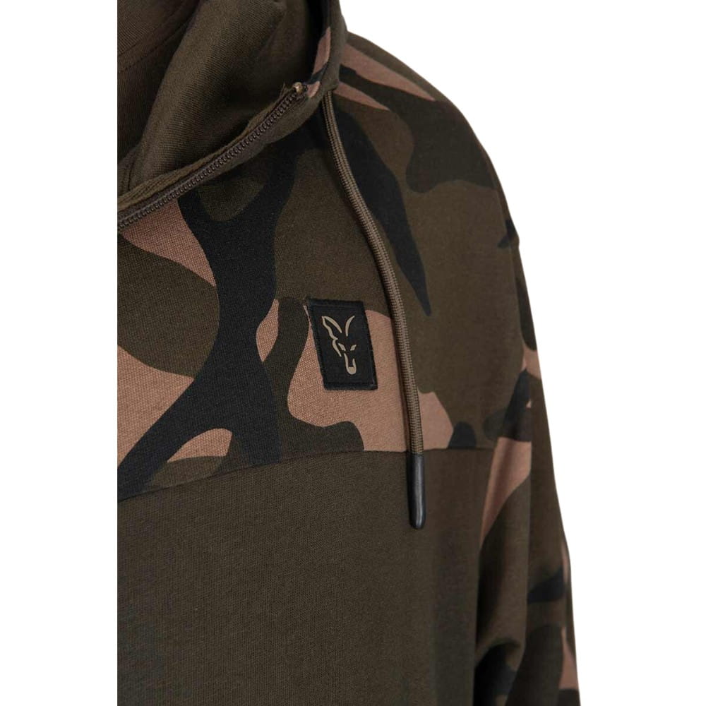 Fox LW Khaki Camo Split Zip Hoody Large Fox LW Khaki Camo Split Zip Hoody Large