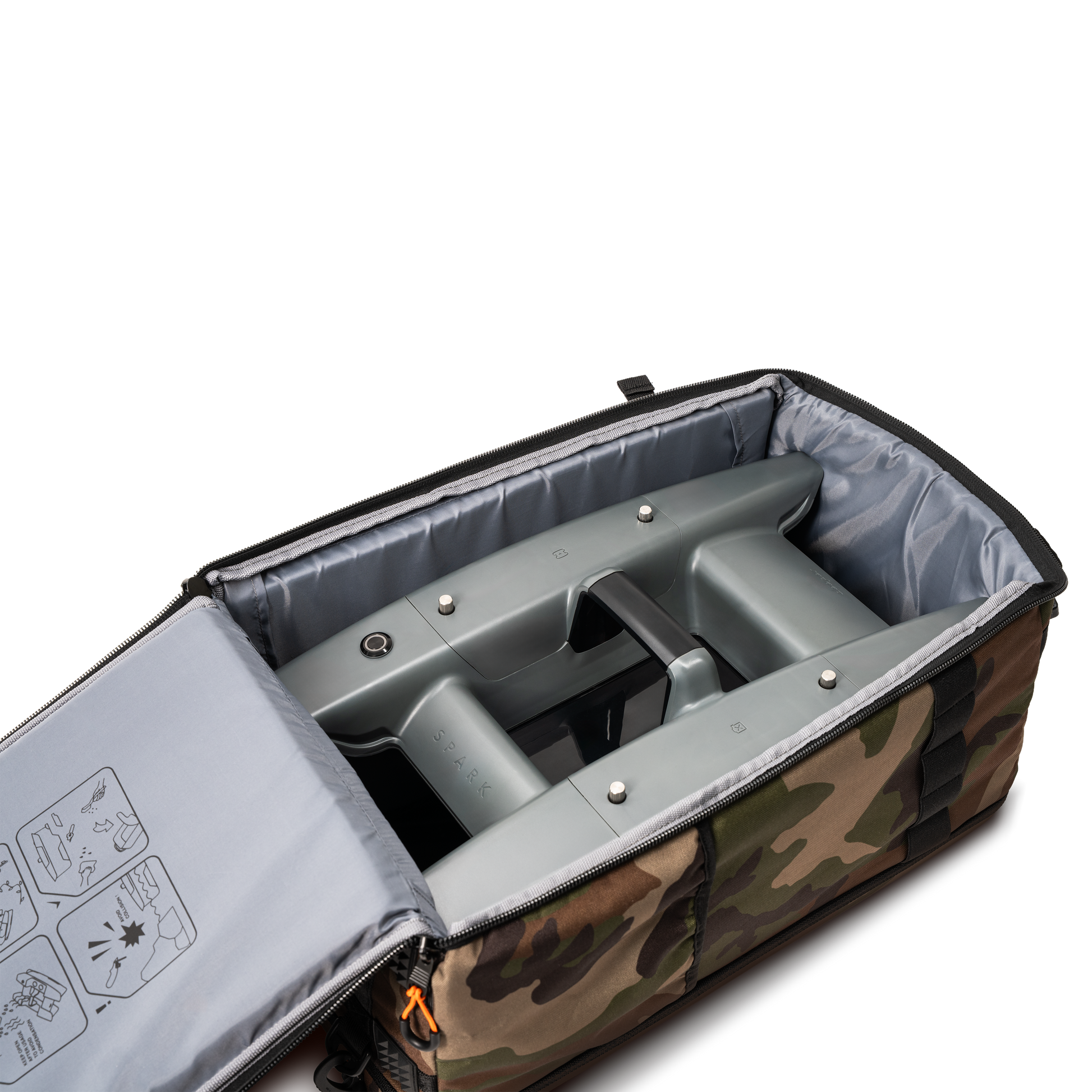 Tasche, Koffer, Kameratasche, Camouflage, Polsterung