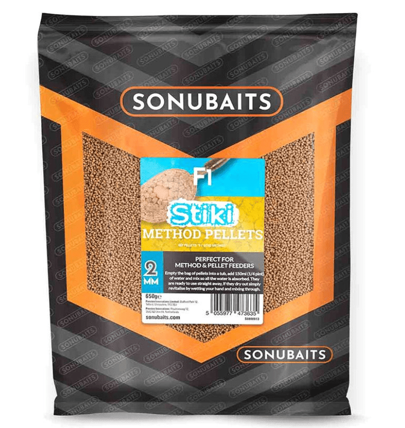 f1stikimethodpellets2mm Sonubaits F1 Stiki Method Pellet 2mm 650g