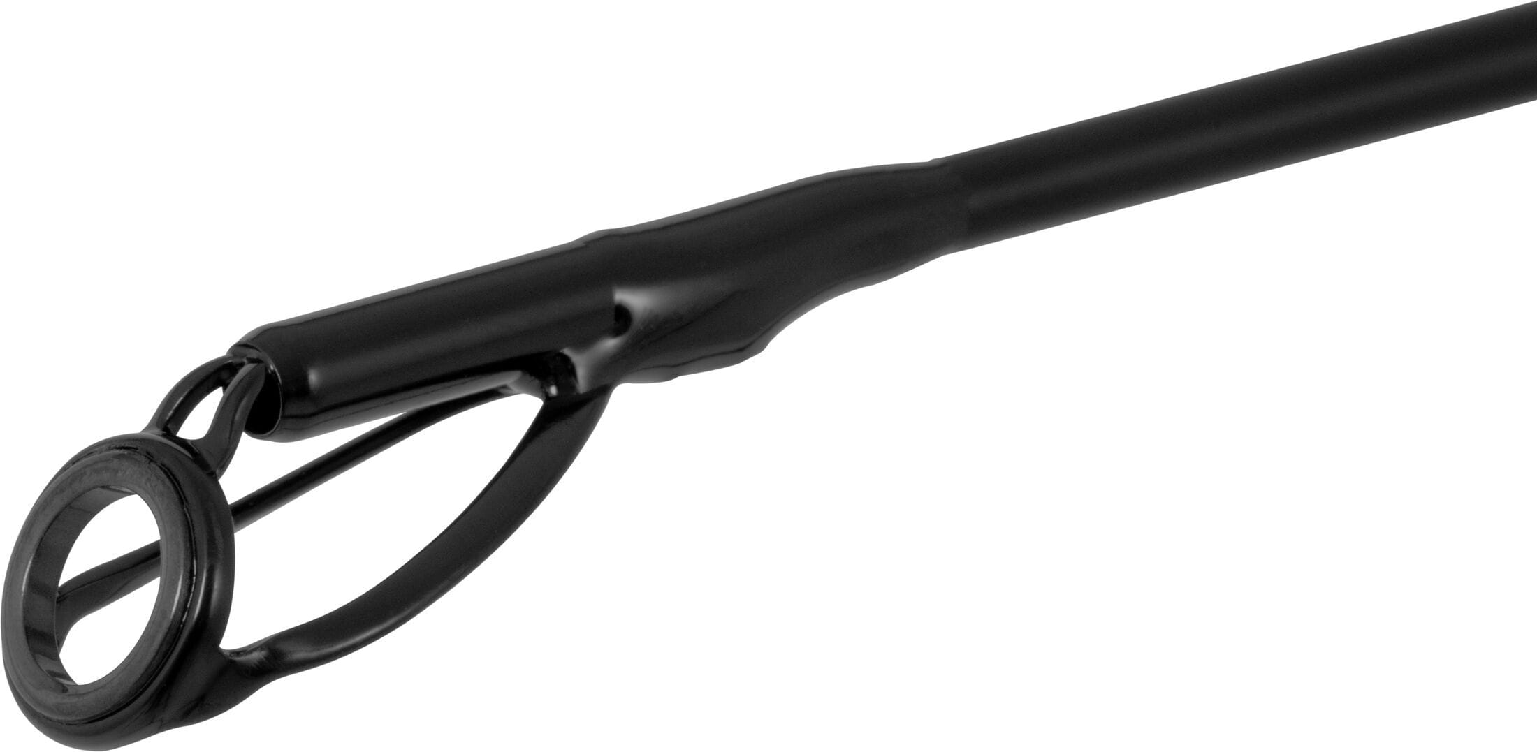 Black Cat Shadow Cat Vertical 180cm 240g – Bild 2, Angelrutenring, Rutenführung, schwarzes Metall, Rutenbauteil
