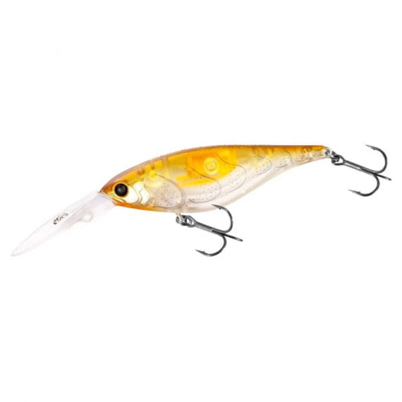 Shimano Bantam Enber 60 SP FB 6cm 6g Moebi, angeln lure, weicher Kunststoff, Kunststoffköder, Doppelhaken, orange gelb
