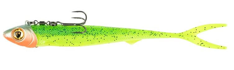 Fox Rage Pelagic Ready Rig Slick Finesse 16cm 40g Lemon Tiger Fischköder, Rauchrohr