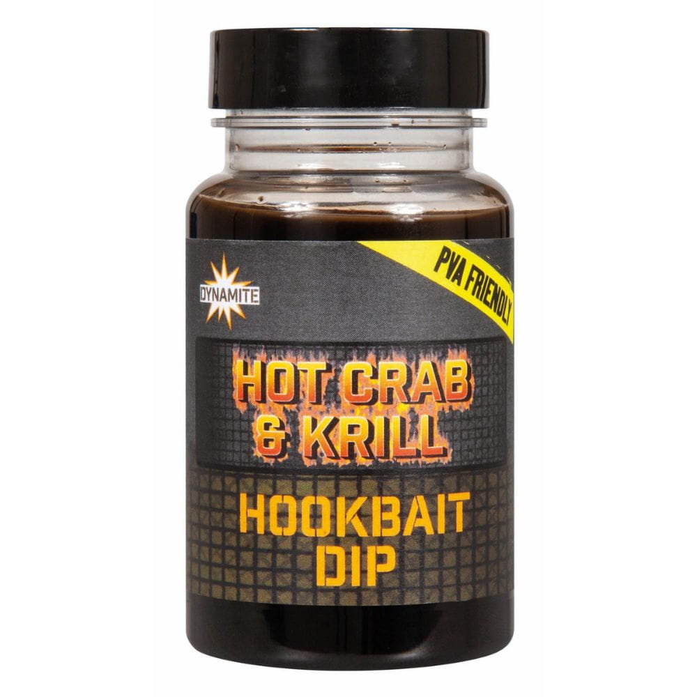 Dynamite Baits Hot Crab & Krill Dip 100 ml Krug, Flasche