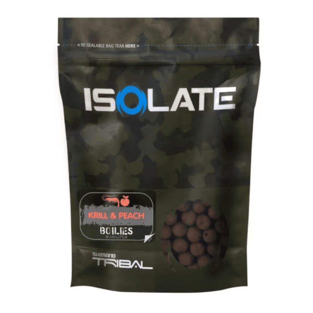 Shimano Tribal Isolate Boilie Krill Peach 15mm 1kg Shimano Tribal Isolate Boilie Krill Peach 15mm 1kg