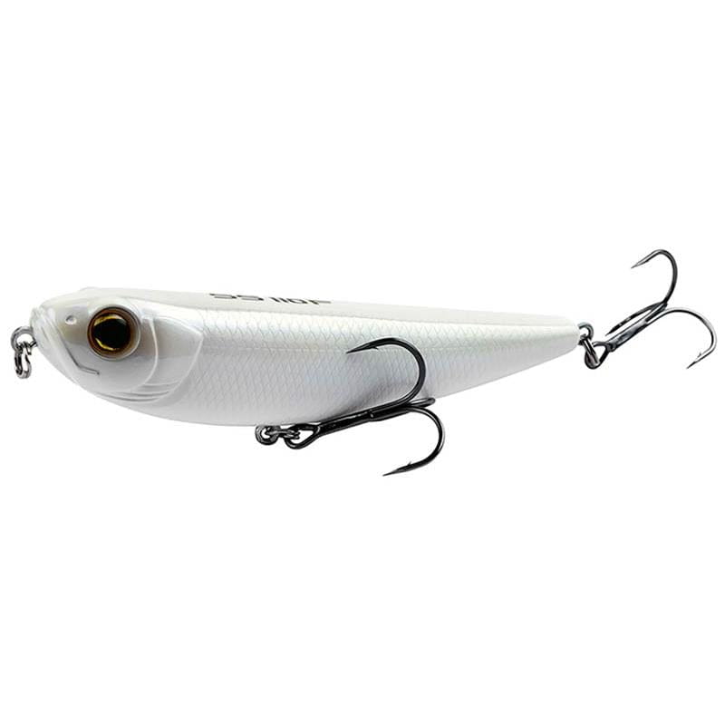 Shimano Yasei Shock Stick F70 7cm 7g Pearl White, Anglerwobbler, Köder, Gesenkteck, Hakenmontage, Tintenfischköder