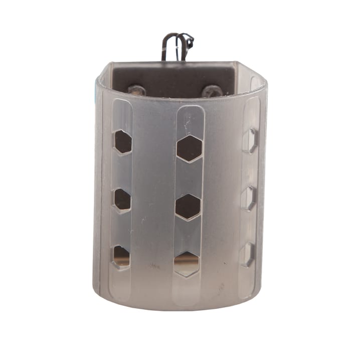 Preston Hexmesh Plastic Open End Feeder L 50g, Grillkorb, Schweinefleischkorb, Metallkorb, Käfigform, Rasierkassette