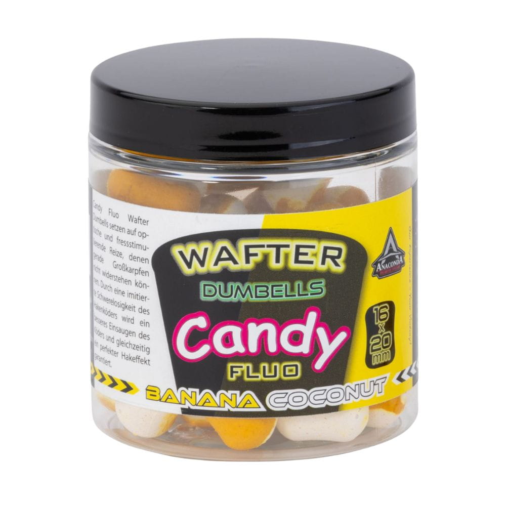 Anaconda Candy Fluo Wafter Dumbells Coconut/Banana 16-20 mm